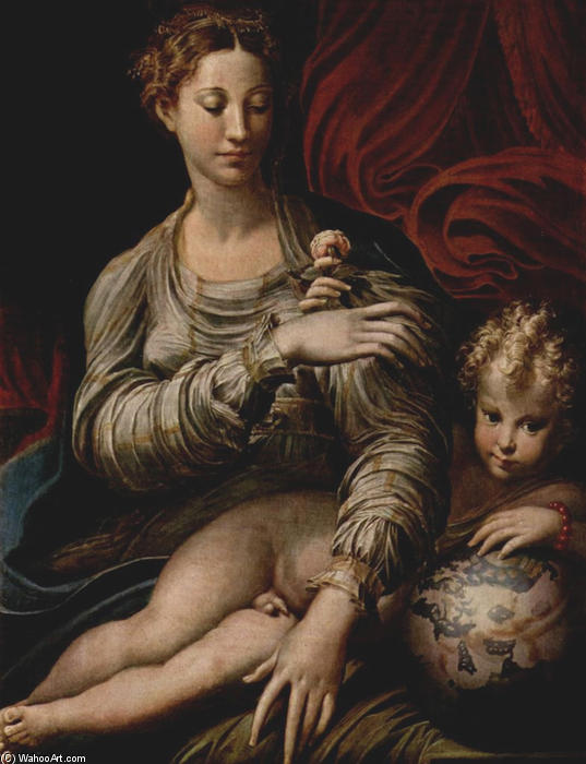Parmigianino-Madonna-of-the-Rose